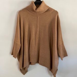 Tan LOFT turtleneck sweater